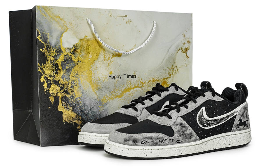 Nike Nike Court Borough Lightweight Breathable Low top Skateboard Shoes Men's