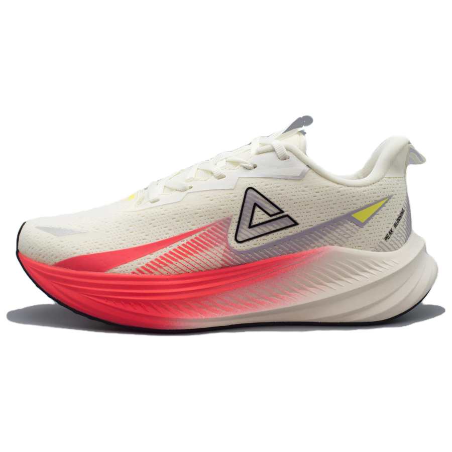 PEAK Wing Shadow Pro Fabric Low top Taichi Running Shoes Women's Super Light White/Pink
