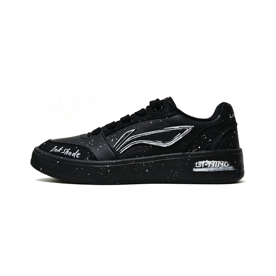 Li-Ning Li Ning Sycee V3 Cushioning Abrasion Resistant Low top Skateboard Shoes Men's Black White