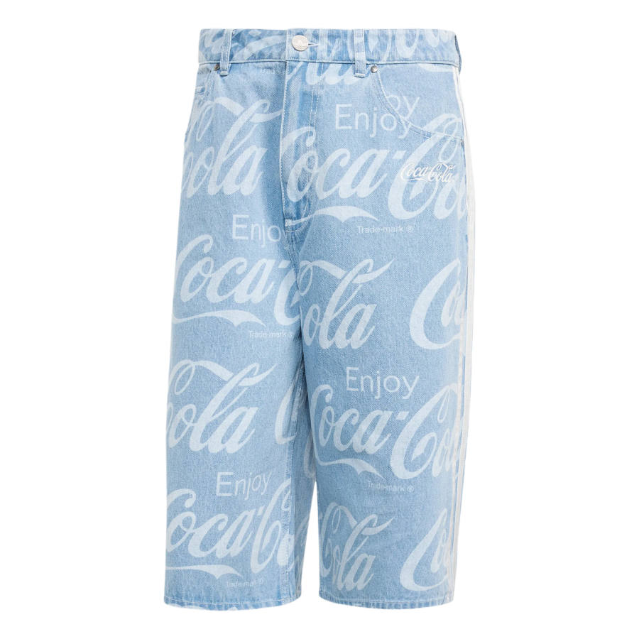 Adidas Originals X Coca Cola Jeans Men's Light Denim Blue Moderate Other