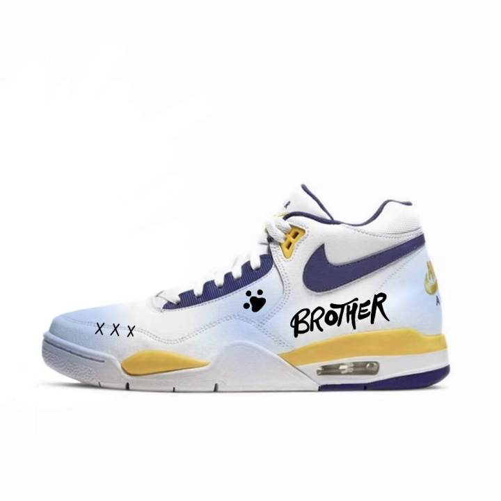 Nike Nike Flight Legacy Mid top Vintage Basketball Shoes Men's