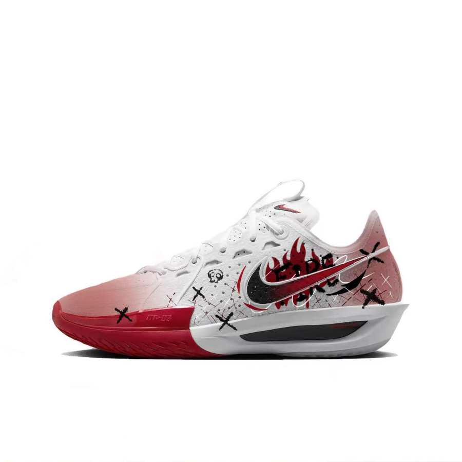 Nike Nike G.T. Cut 3 Flame Graffiti Cushioning Abrasion Resistant Cushioning, Wear Resistant Low top Basketball Shoes Unisex