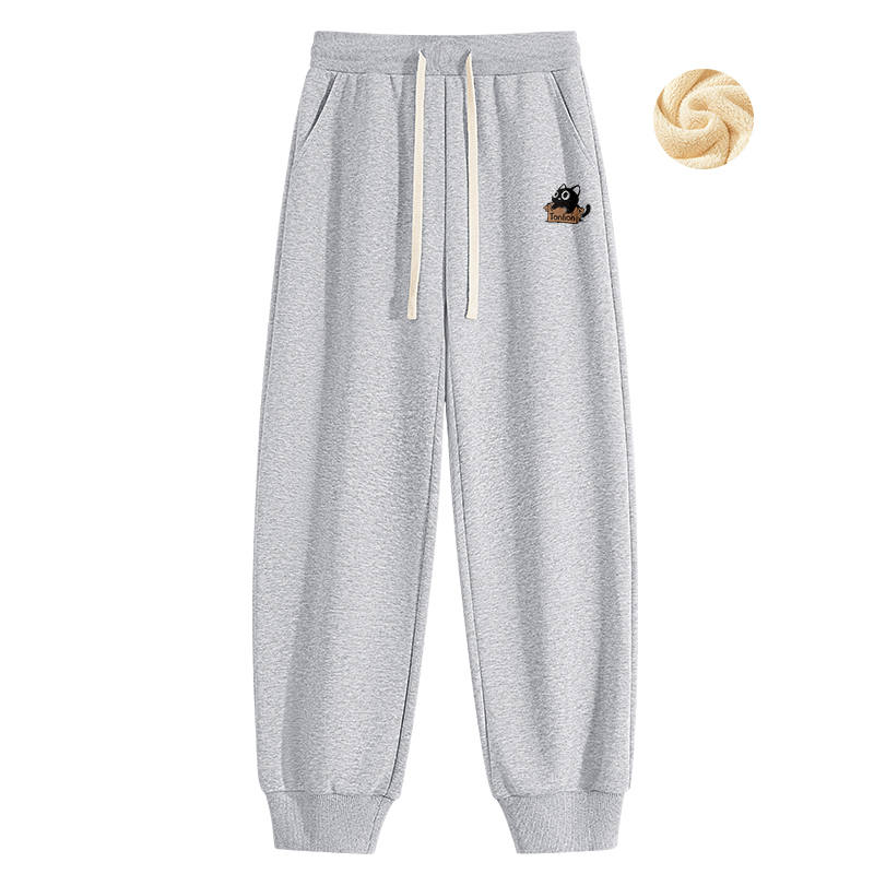 Tonlion Insulated Pants Unisex Thickened And Fleece Lined Skinny Pants