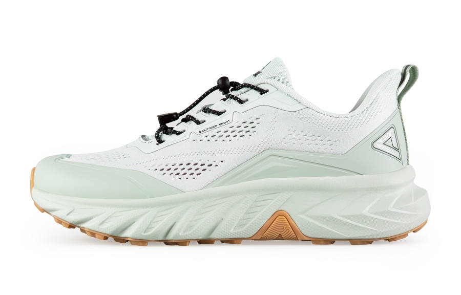 PEAK PEAK Trail Running Shoes Men's Light Gray Light Green
