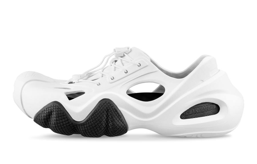 PEAK PEAK Taichi Clogs Men's All White Black