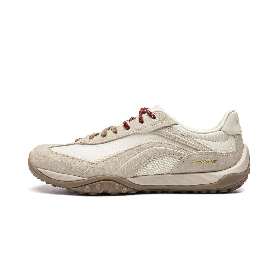 Li-Ning Li Ning Film Stream Casual Shoes Unisex Low Top Oyster Gray Ecru