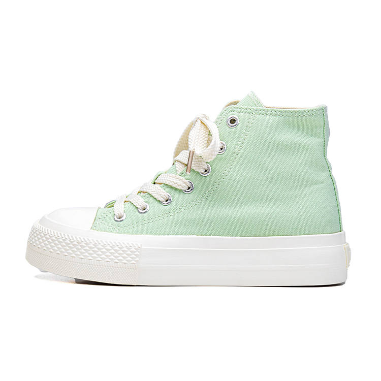 WARRIOR WARRIOR Canvas Shoes Women's High Top White