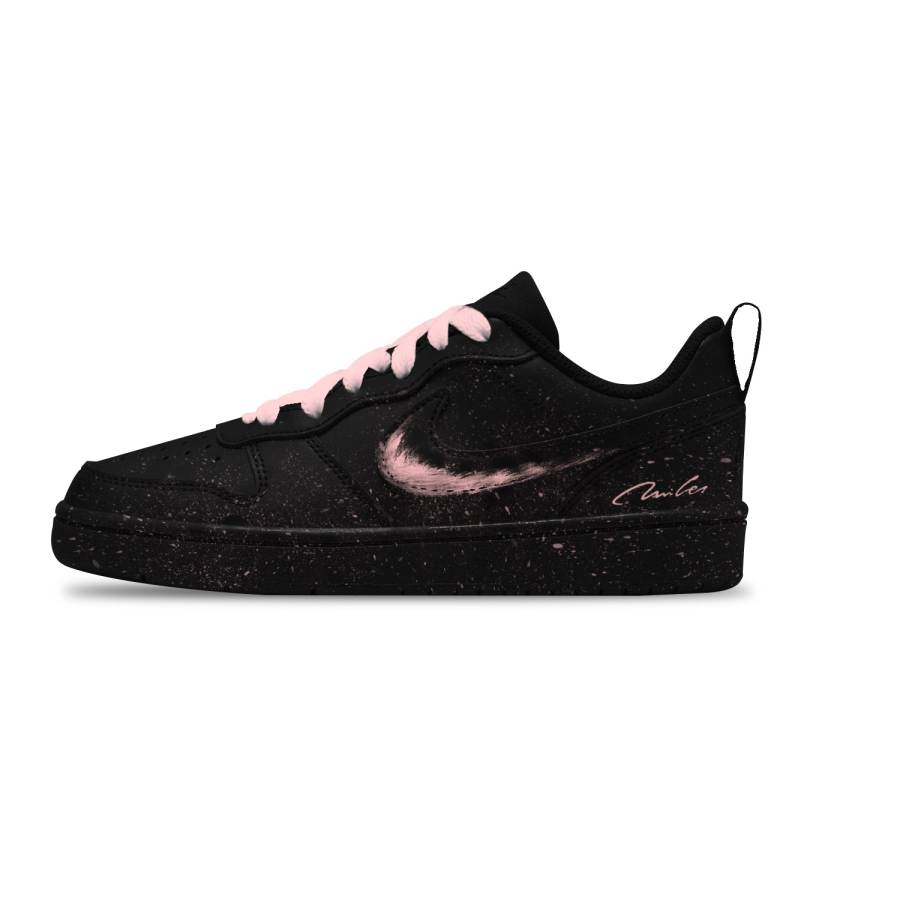 Nike Nike Court Borough Leather Slip Resistant Abrasion Resistant Low top Kids' Skateboarding Shoes Unisex