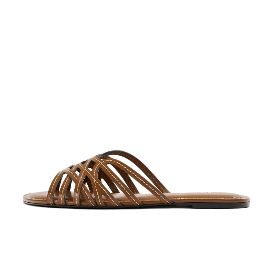 ZARA Slide Slippers Women's Brown