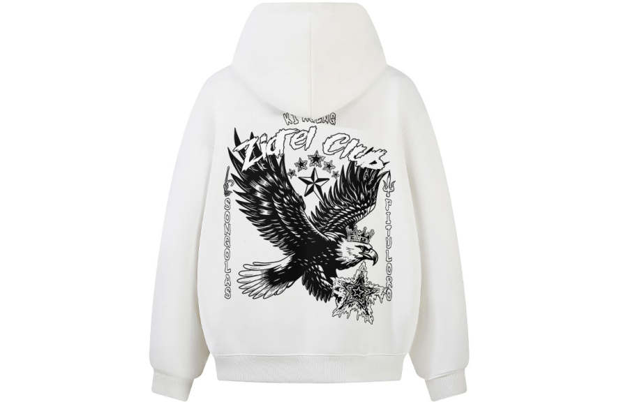 ZIAREL Sweatshirts Unisex Hooded Moderate Heavyweight