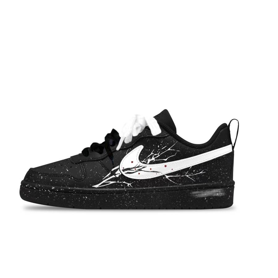 Nike Nike Court Borough Leather Slip Resistant Abrasion Resistant Low top Kids' Skateboarding Shoes Unisex