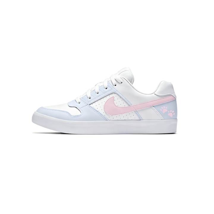 Nike Nike SB Delta Skateboard Shoes Unisex Low Top White, Blue, Pink