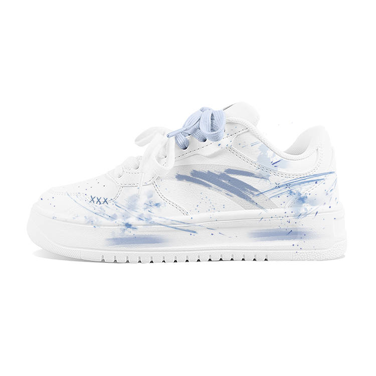 ANTA Easy Skateboard Shoes Men's Low Top White