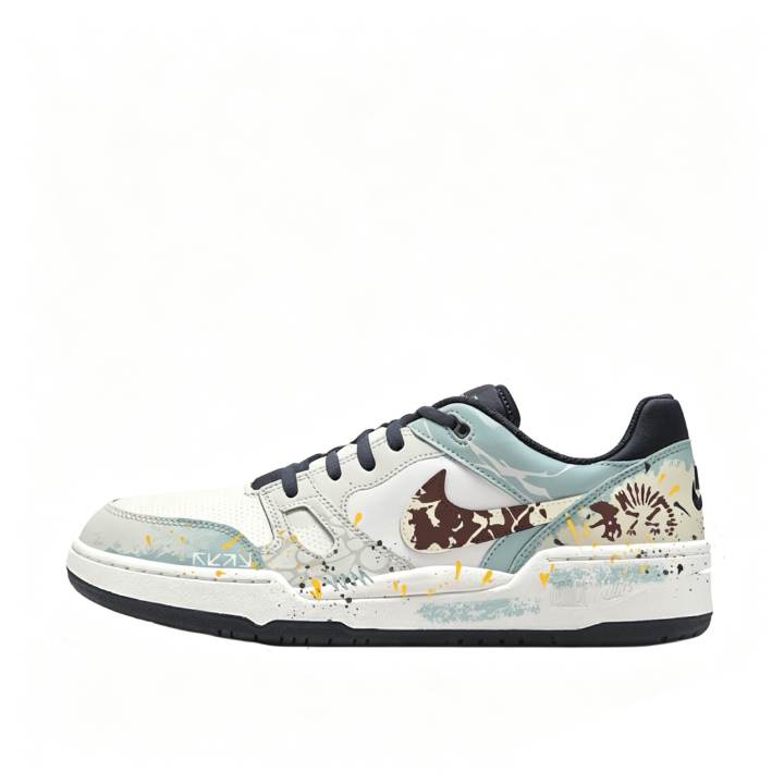 Nike Nike Full Force Skateboard Shoes Unisex Low Top Blue/cyan/green