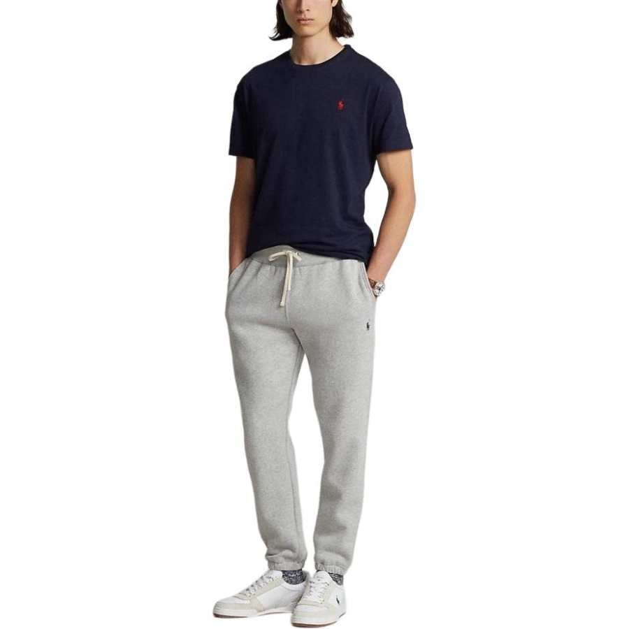 Polo Ralph Lauren T Shirts Men's Marine Blue Crew Neck Moderate Straight Fit
