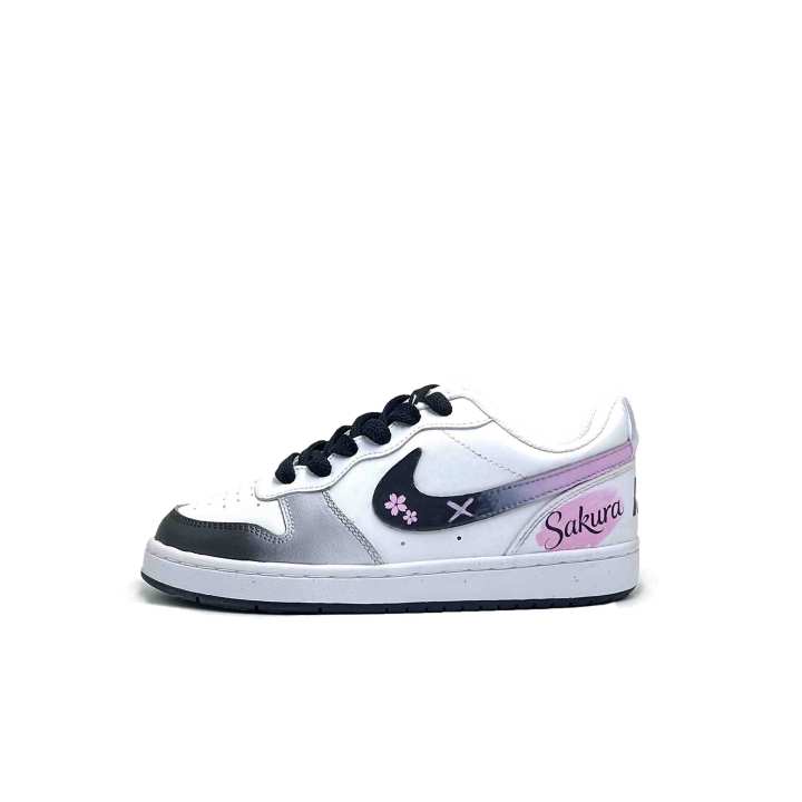 Nike Nike Court Borough Skateboard Shoes Unisex Low Top Black/Pink