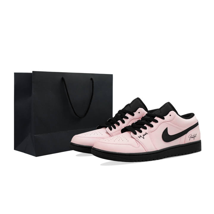 Jordan Jordan Air Jordan 1 Cow Leather, Leather Cushioning Abrasion Resistant Breathable Coverage Support