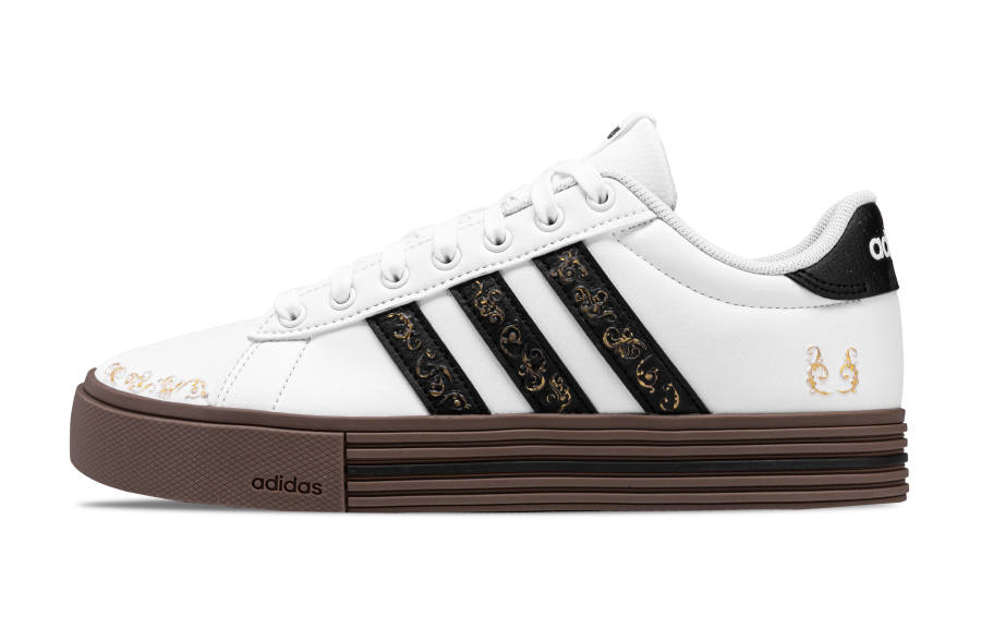 Adidas Adidas Daily 4.0 Skateboard Shoes Unisex Low Top Black/White
