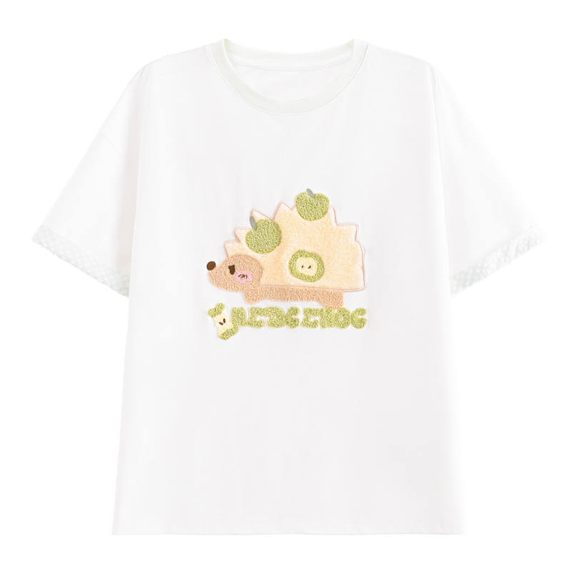 SNBL T Shirts Women's White Crew Neck Moderate