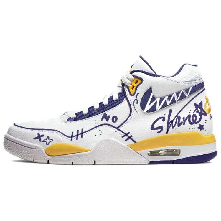 Nike Nike Flight Legacy Cushioning Abrasion Resistant Coverage Mid top Vintage Basketball Shoes Men's