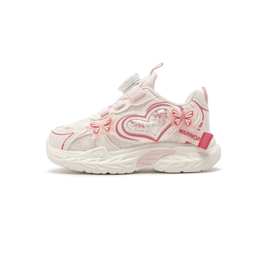 Warrior Girls' Athletic Shoes Mesh Lightweight Cushioning Slip Resistant Anti Kick Low top Casual Shoes Kids'