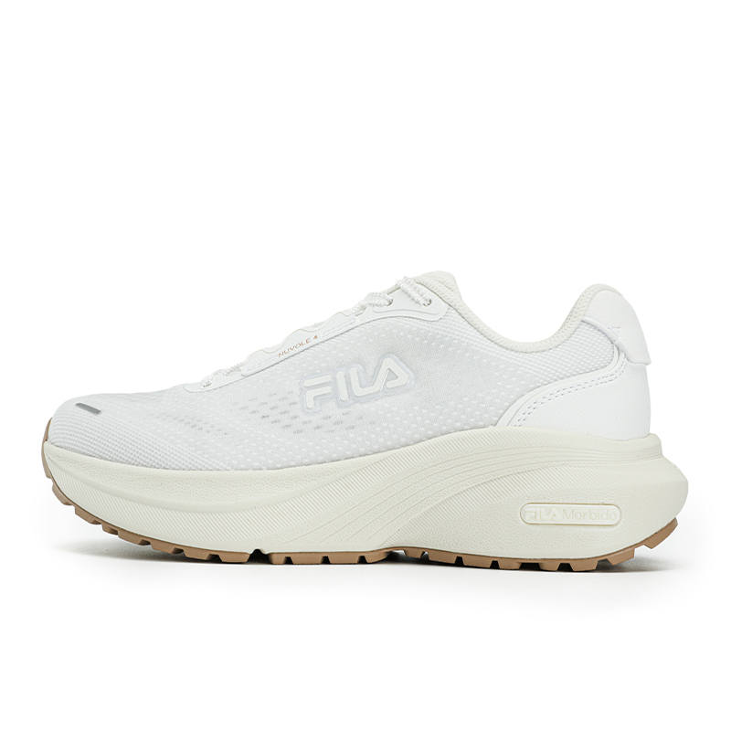 FILA NUVOLE 4 Running Shoes Women's Low Top Bright White