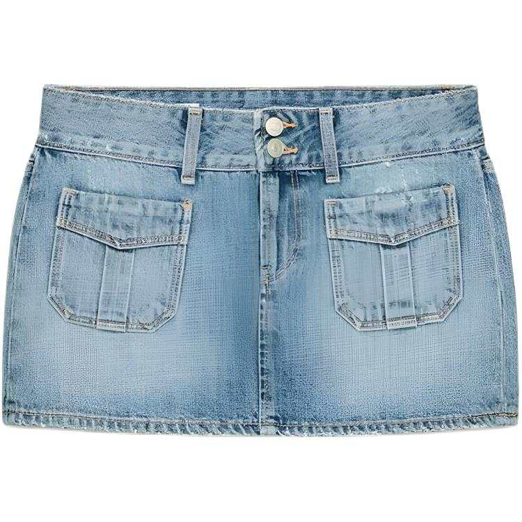 ZARA Trf Denim Short Skirts Women's
