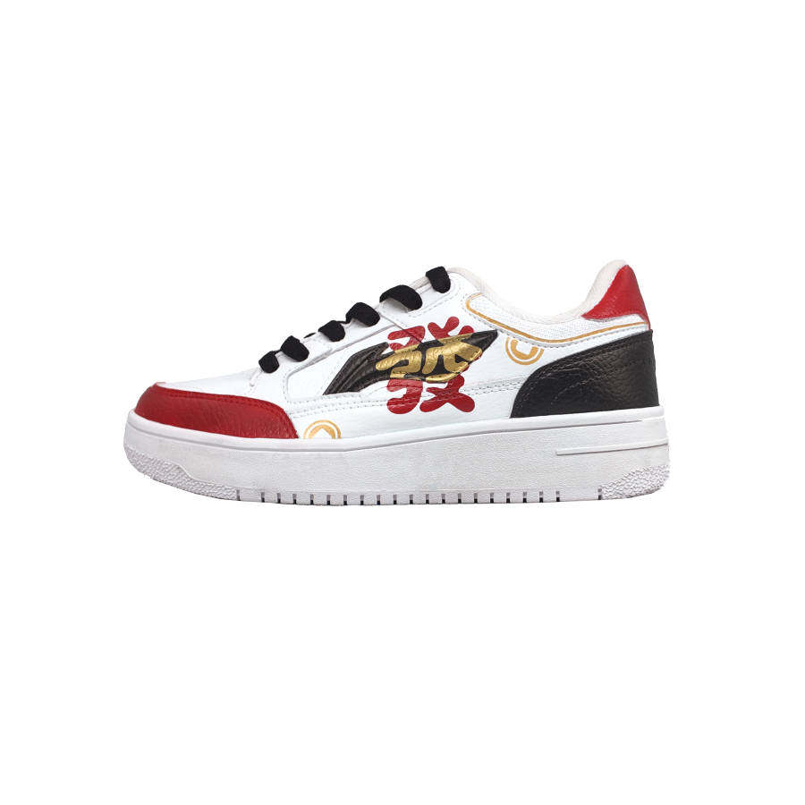 Li-Ning Li Ning Tianji Skateboard Shoes Unisex Low Top White Red Black Color Block