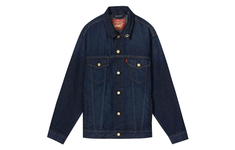 Levis Year Of The Horse Limited Collection Denim Jackets Unisex Navy Moderate