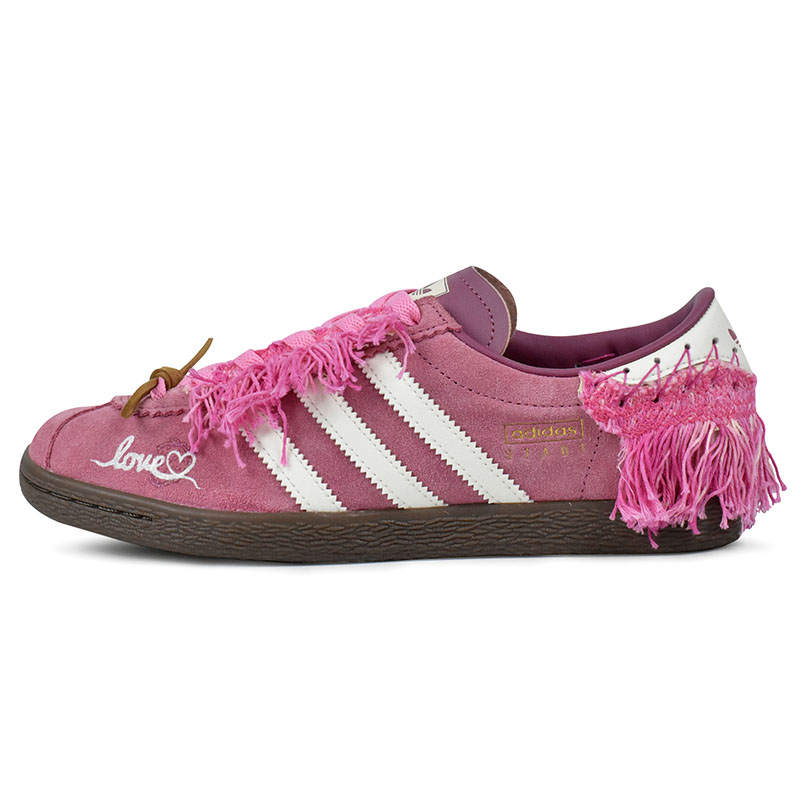 Adidas Originals Stadt German Army Trainers Unisex Low Top Pink, White