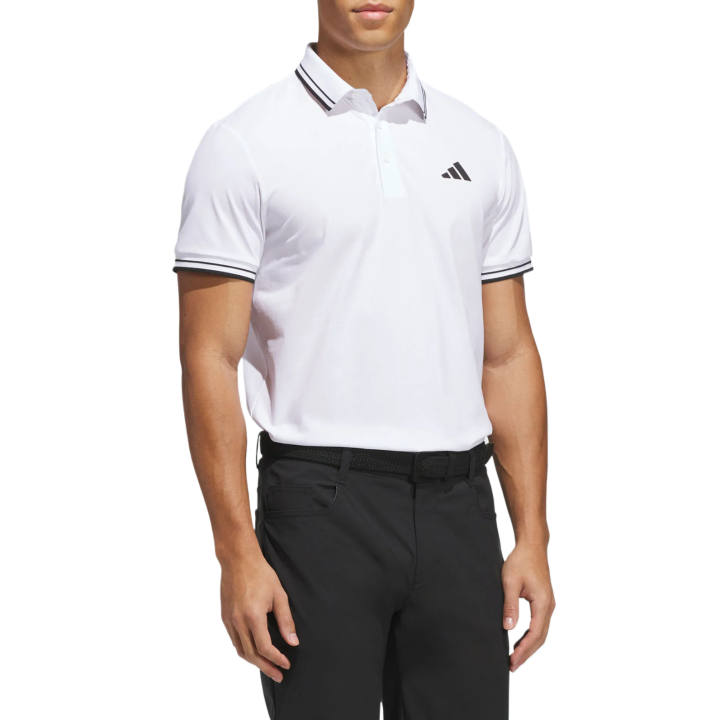 Adidas Adidas Golf Clothing Men's White Polo Collar