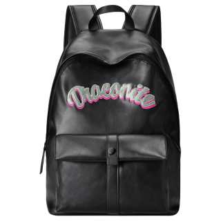 DRACONITE Pu Backpack Regular Unisex Black