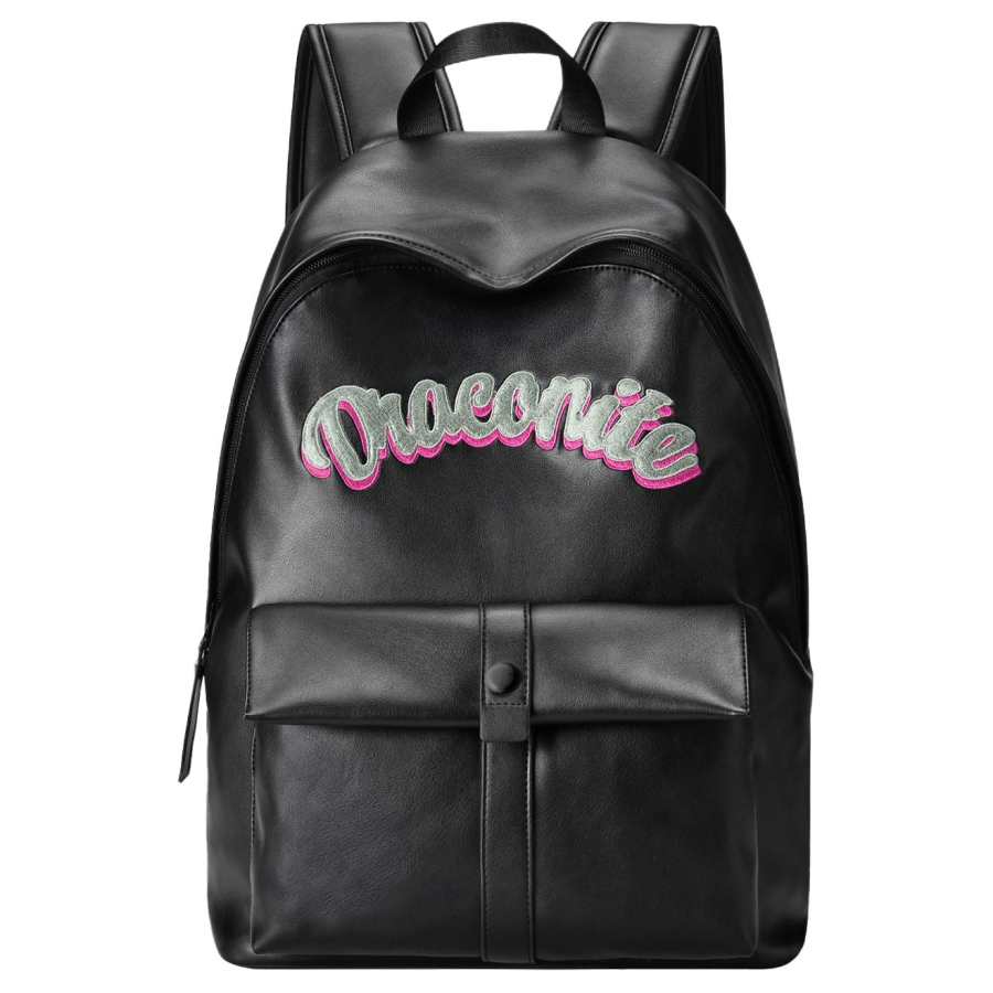 DRACONITE DRACONITE Pu Backpack Regular Unisex Black