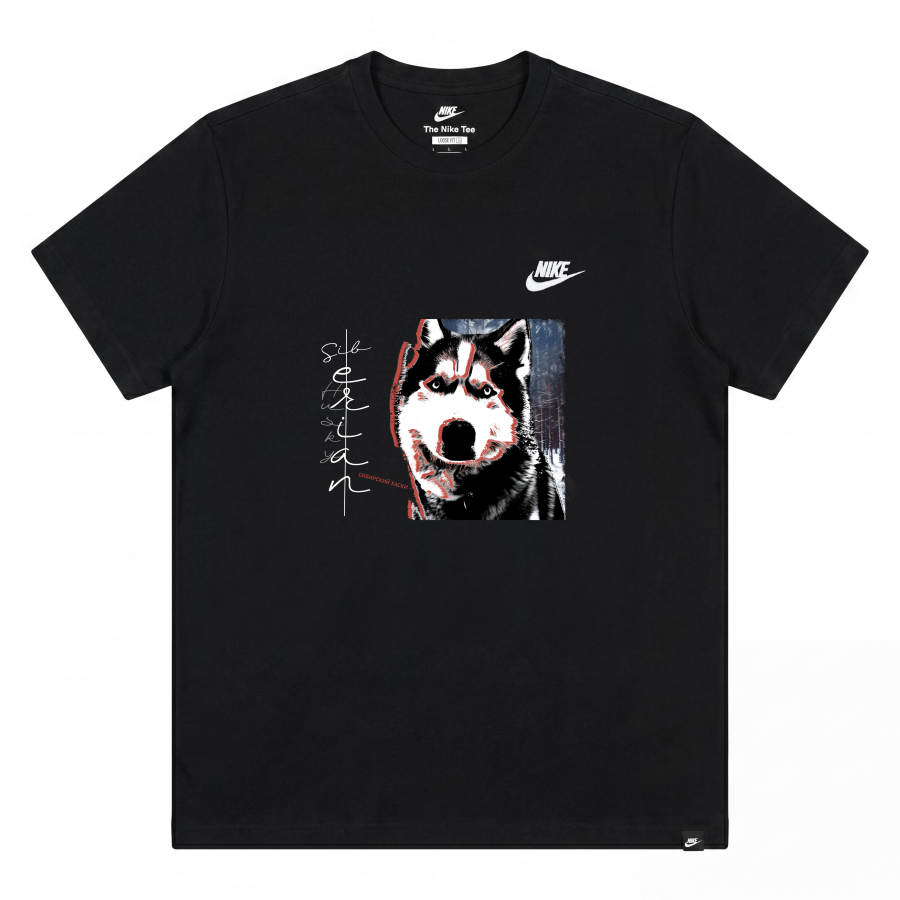 Nike Nike Sportswear T Shirts Unisex Black Crew Neck Moderate