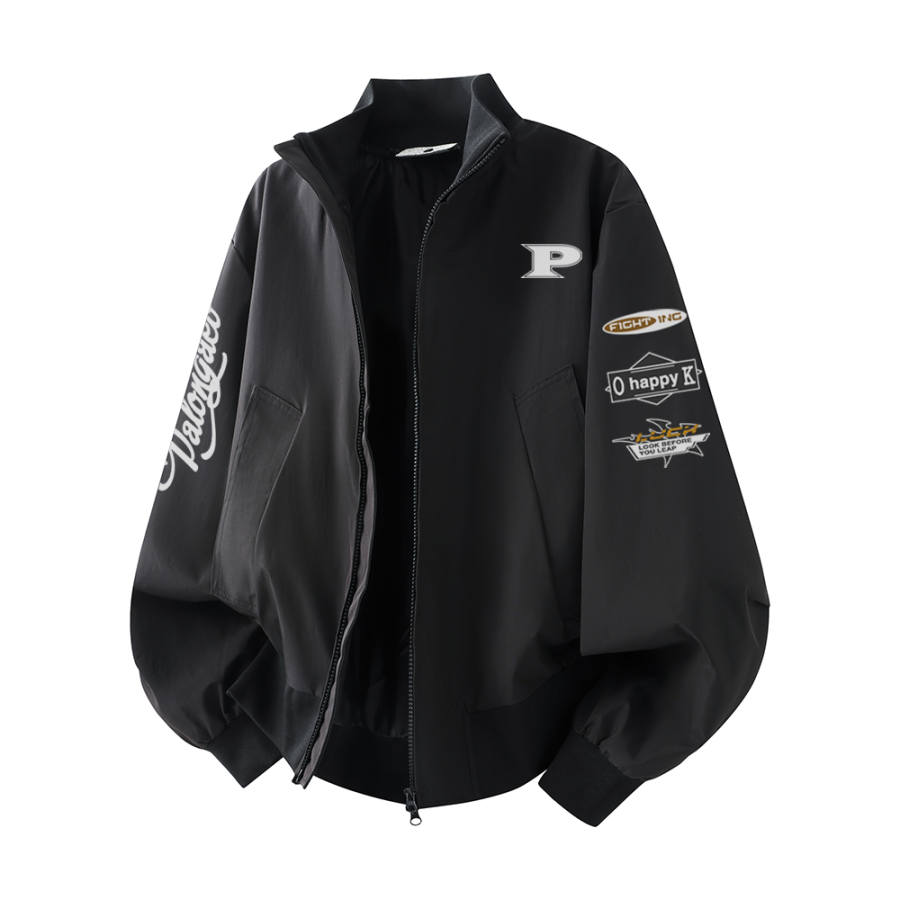 PAL ONGACO Jackets Unisex Stand Collar Moderate