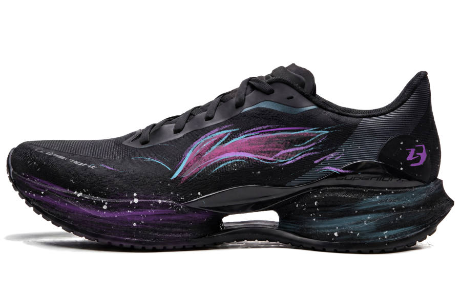 Li-Ning Li Ning Super Light 23 Running Shoes Men's Low Top Black/Purple/Pink