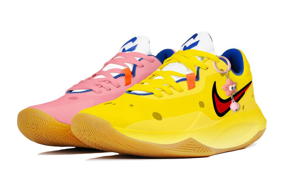 Nike Nike Precision 6 Basketball Shoes Men's Low Top Yellow, Pink