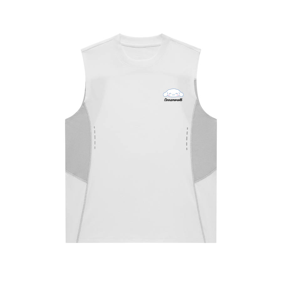 Sanrio Cinnamoroll Tank Tops Unisex Crew Neck Thin Straight Fit