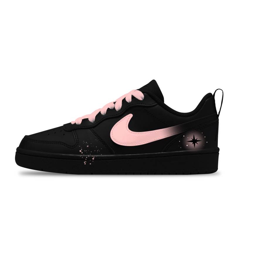 Nike Nike Court Borough Leather Slip Resistant Abrasion Resistant Low top Kids' Skateboarding Shoes Unisex