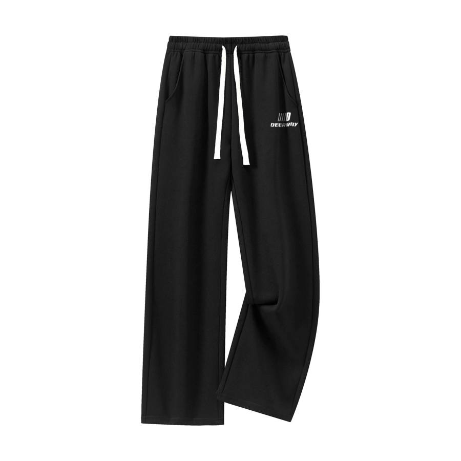 DEERWAY Casual Pants Unisex Moderate Straight Fit Pants