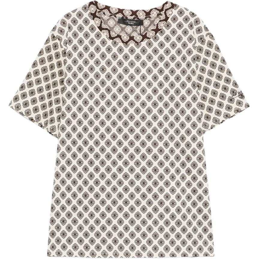 WEEKEND MaxMara WEEKEND MaxMara T Shirts Women's Brown Crew Neck Moderate