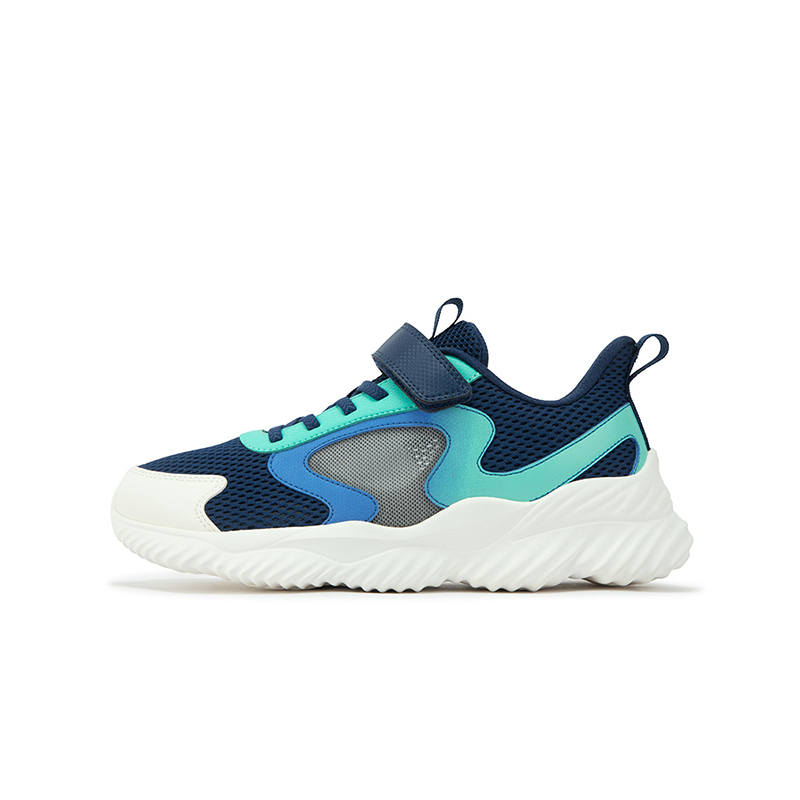 XTEP Abrasion Resistant Slip Resistant Low top Kids' Running Shoes Dark Blue Kids'