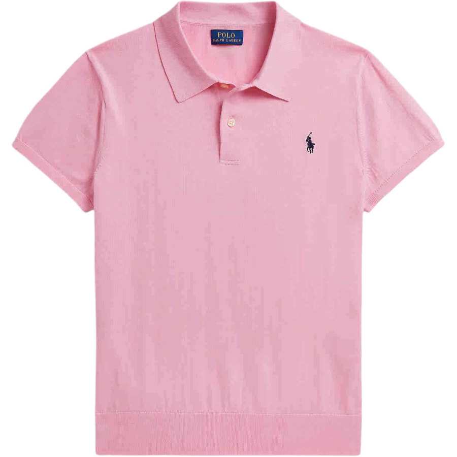 Polo Ralph Lauren Polo Shirts Women's Pink Polo Collar Moderate Straight Fit