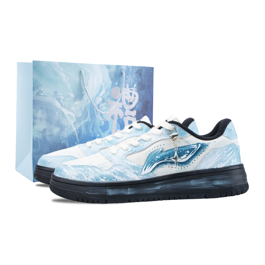 Li-Ning Li Ning Tianji Soft Slip Resistant Abrasion Resistant Low top Skateboard Shoes Men's