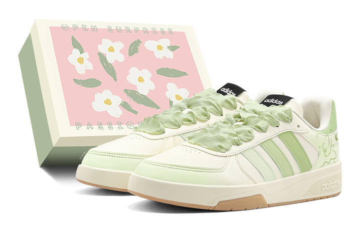 Adidas Adidas COURTBEAT Skateboard Shoes Unisex Low Top White
