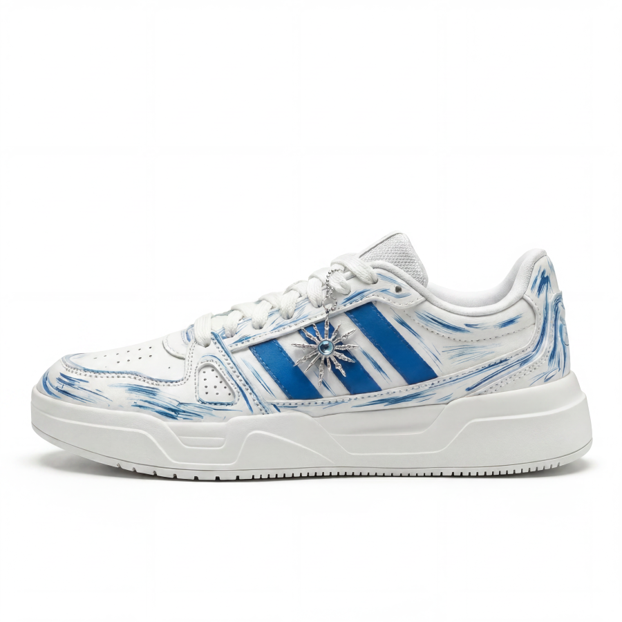 Adidas Adidas LITE BALLER Skateboard Shoes Unisex Low Top Blue