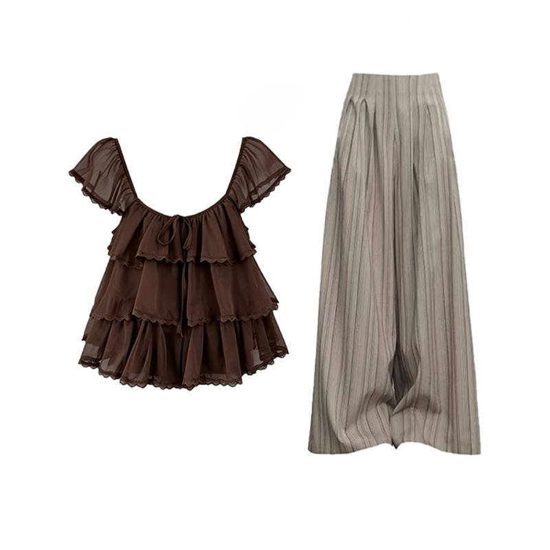 MARIE·COCO Casual Suits Women's U Neck Moderate