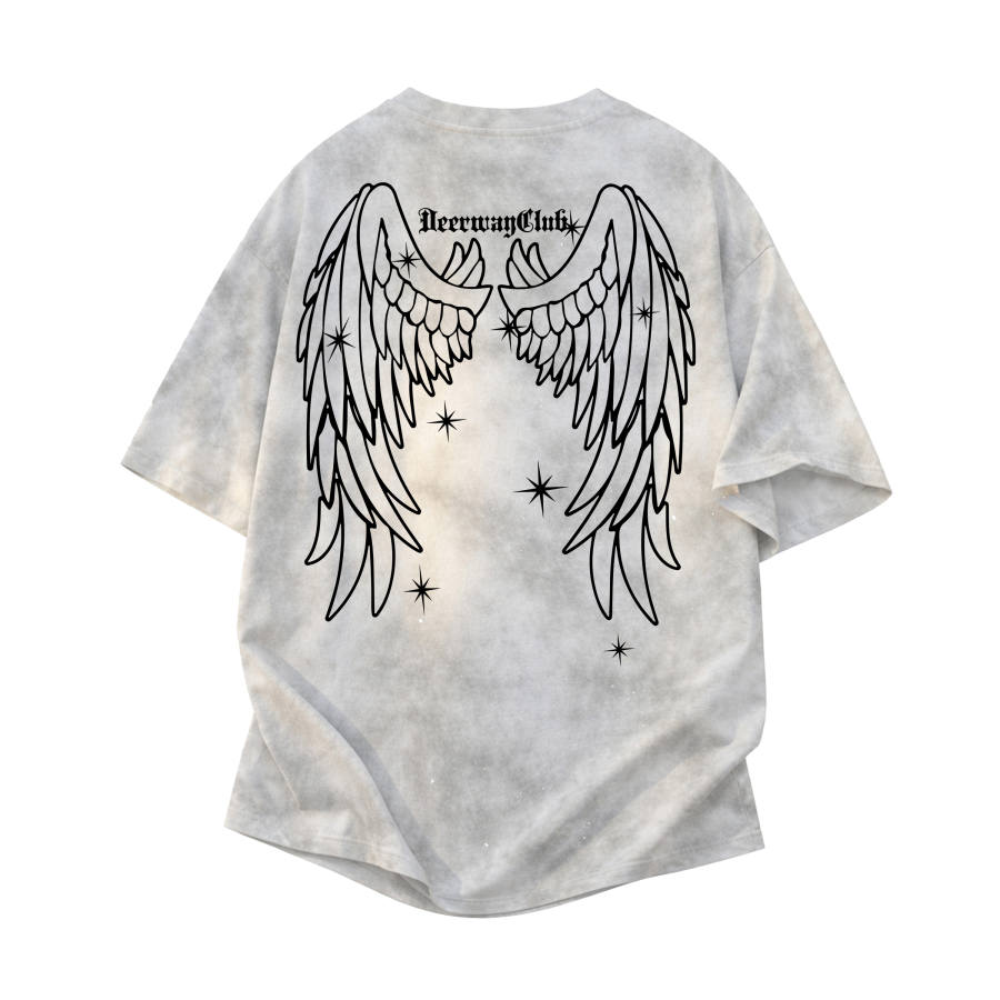 DEERWAY T Shirts Unisex Crew Neck Moderate Heavyweight