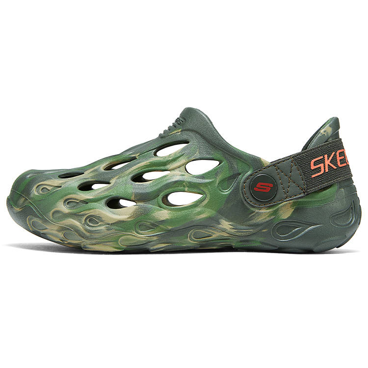 Skechers Kids Breathable, Slip Resistant, Abrasion Resistant Low top Children's Sandals Green Kids'