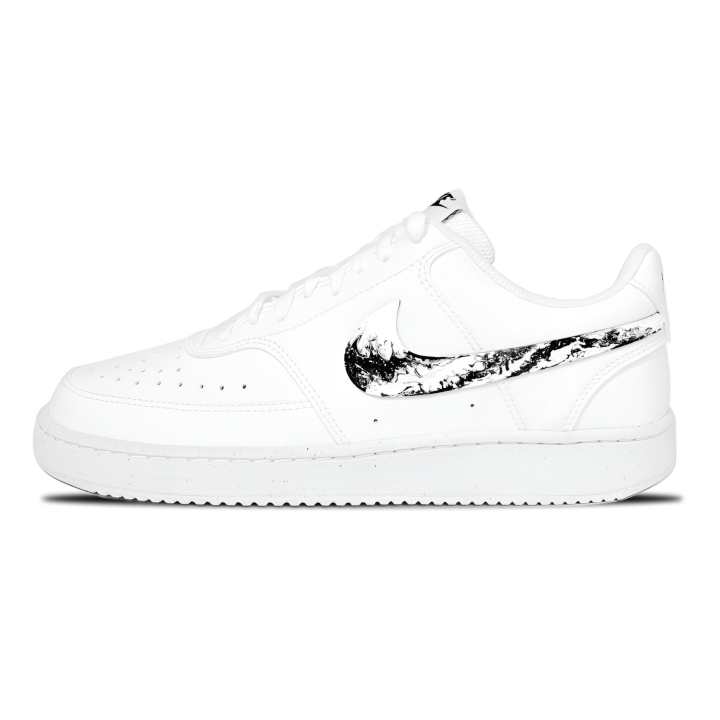 Nike Nike Court Vision Low Smoky Ink White Space Synthetic Leather, Leather Abrasion Resistant Abrasion Resistant Low top